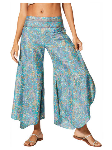 Aller Simplement Hose in Türkis/ Lila