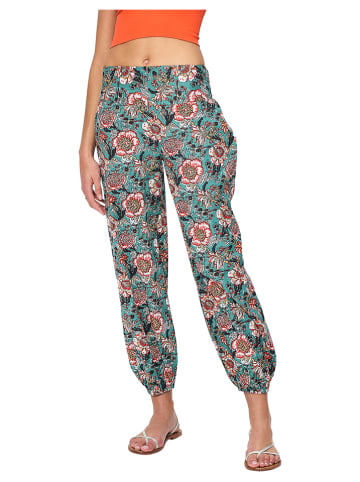 Aller Simplement Hose in Türkis/ Rot