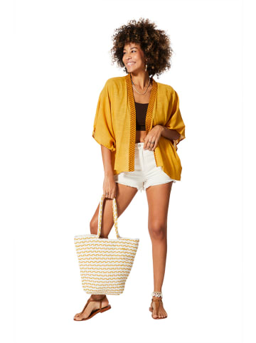 Aller Simplement Kimono in Gelb
