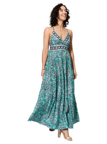Aller Simplement Jurk turquoise/donkerblauw