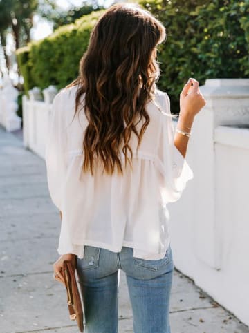 Milan Kiss Bluse in Creme