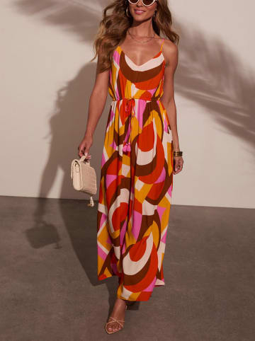 Milan Kiss Jumpsuit in Bunt/ Rot