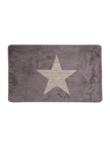 Clayre & Eef Badmat grijs - (L)78 x (B)48 cm