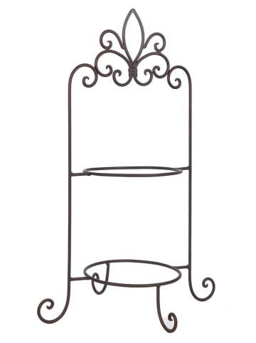 Clayre & Eef Etageren-Gestell in Schwarz - (B)38 x (H)57 x (T)30 cm