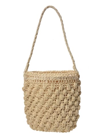 Clayre & Eef Schoudertas beige - (B)25 x (H)26 x (D)14 cm