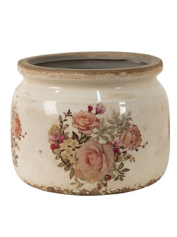 Clayre & Eef Bloempot beige - (H)15 x Ø 20 cm