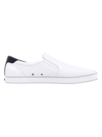 Tommy Hilfiger Shoes Leder-Slipper in Weiß
