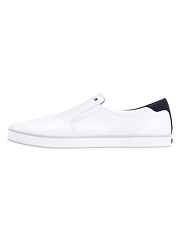 Tommy Hilfiger Shoes Leder-Slipper in Weiß