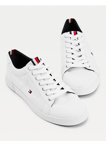 Tommy Hilfiger Shoes Leder-Sneakers in Weiß