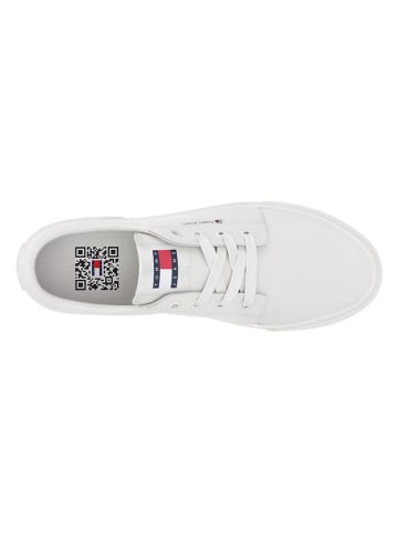 Tommy Hilfiger Shoes Leder-Sneakers in Weiß