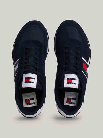 Tommy Hilfiger Shoes Leder-Sneakers in Dunkelblau