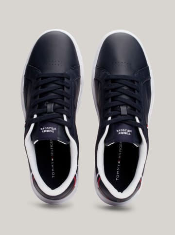 Tommy Hilfiger Shoes Leder-Sneakers in Dunkelblau