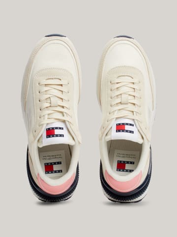 Tommy Hilfiger Shoes Leder-Sneakers in Creme
