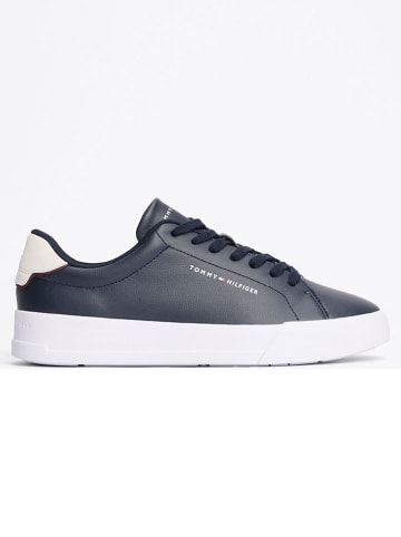 Tommy Hilfiger Shoes Leder-Sneakers in Dunkelblau