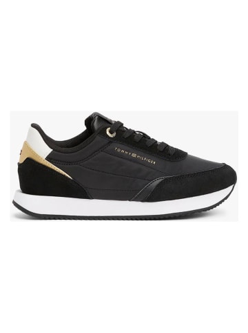Tommy Hilfiger Shoes Leder-Sneakers in Schwarz