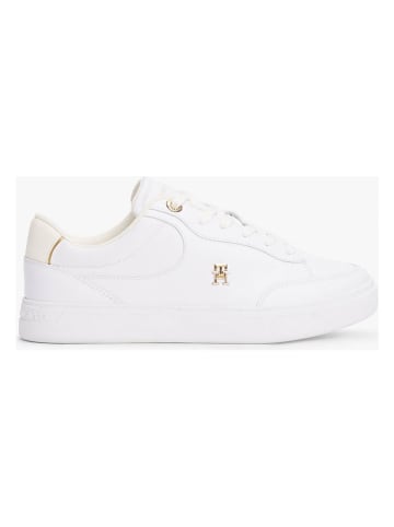 Tommy Hilfiger Shoes Leder-Sneakers in Weiß