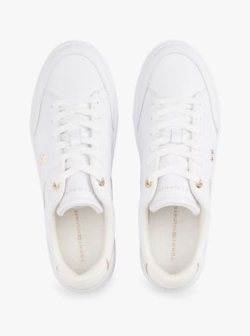 Tommy Hilfiger Shoes Leder-Sneakers in Weiß