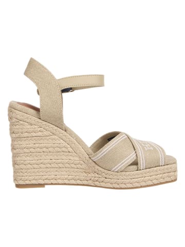 Tommy Hilfiger Shoes Keilsandaletten in Beige