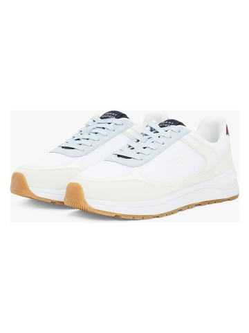 Tommy Hilfiger Shoes Leder-Sneakers in Weiß/ Creme