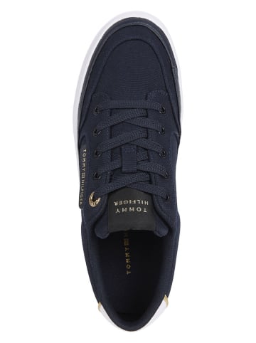 Tommy Hilfiger Shoes Leder-Sneakers in Dunkelblau