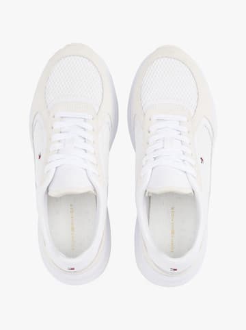 Tommy Hilfiger Skórzane sneakersy w kolorze białym