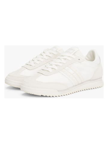 Tommy Hilfiger Shoes Leder-Sneakers in Creme/ Weiß