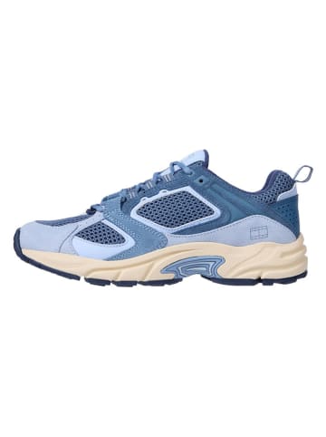 Tommy Hilfiger Shoes Leder-Sneakers in Blau/ Hellblau