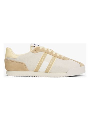 Tommy Hilfiger Leren sneakers beige/crème