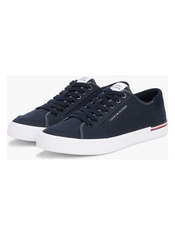 Tommy Hilfiger Shoes Leder-Sneakers in Dunkelblau