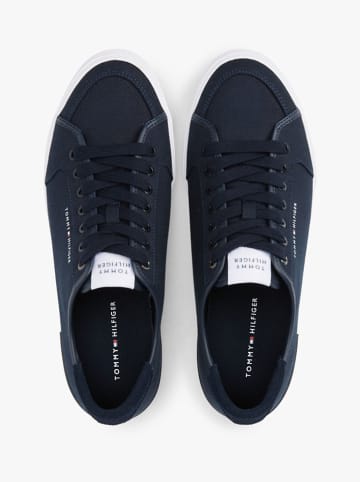 Tommy Hilfiger Shoes Leder-Sneakers in Dunkelblau