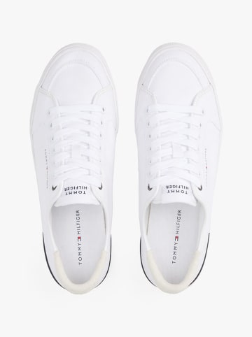 Tommy Hilfiger Shoes Leder-Sneakers in Weiß