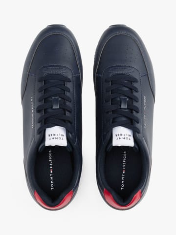 Tommy Hilfiger Shoes Leder-Sneakers in Dunkelblau