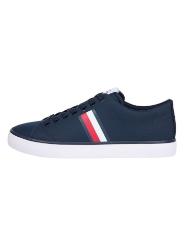 Tommy Hilfiger Shoes Leder-Sneakers in Dunkelblau