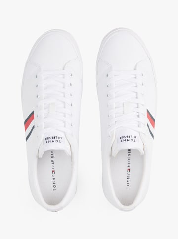 Tommy Hilfiger Shoes Leder-Sneakers in Weiß