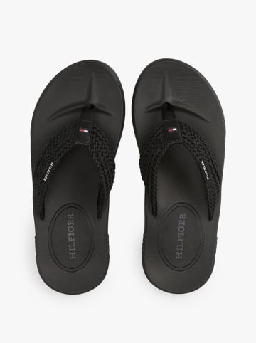 Tommy Hilfiger Shoes Zehentrenner in Schwarz