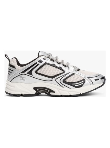 Tommy Hilfiger Shoes Leder-Sneakers in Silber