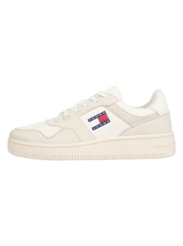 Tommy Hilfiger Shoes Leder-Sneakers in Creme/ Beige