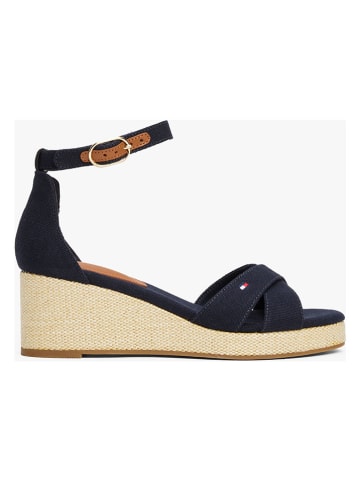 Tommy Hilfiger Shoes Keilsandaletten in Dunkelblau