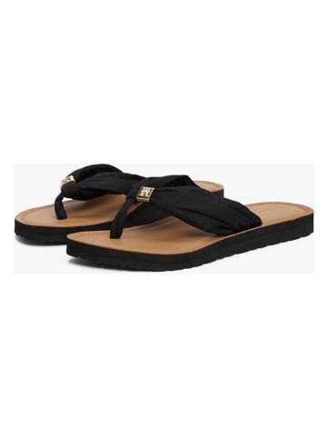 Tommy Hilfiger Shoes Zehentrenner in Schwarz