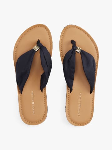 Tommy Hilfiger Shoes Zehentrenner in Schwarz