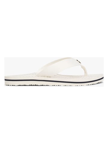 Tommy Hilfiger Shoes Zehentrenner in Weiß/ Schwarz