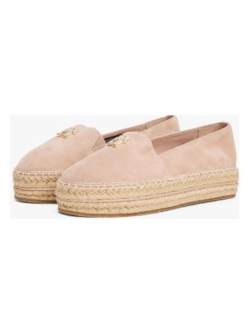 Tommy Hilfiger Shoes Leder-Espadrilles in Rosa