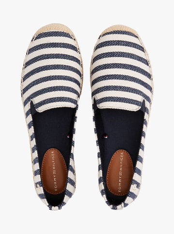 Tommy Hilfiger Espadrilles donkerblauw/wit