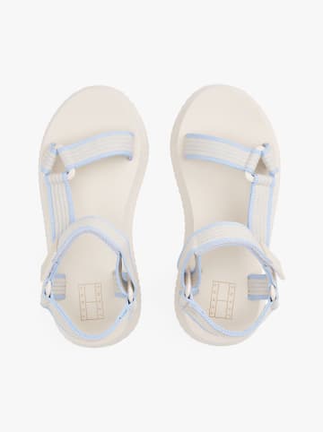 Tommy Hilfiger Shoes Sandaletten in Weiß/ Hellblau