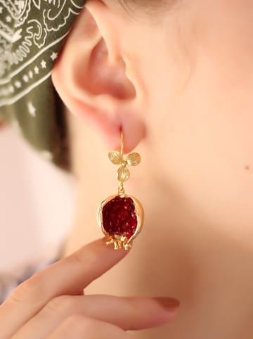 L'Atelier de Gaia Vergold. Ohrhnger mit Kristallen