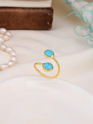 Pierres delicates Vergulde ring met edelstenen