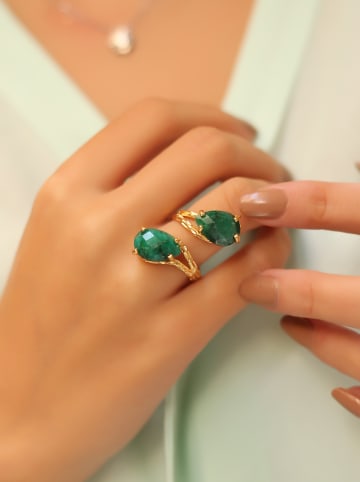 L'Atelier de Gaia Vergold. Ring mit Edelsteinen