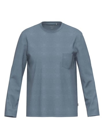 Ammann Pyjama-Oberteil in Blau