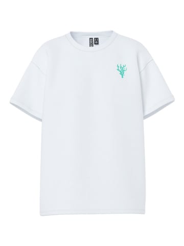 Pieces Shirt "Alifi" wit/meerkleurig