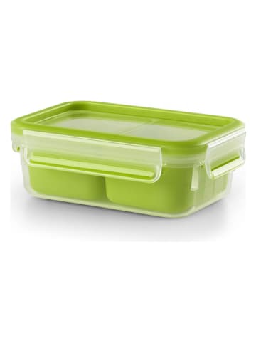 Emsa Pojemnik "Clip & Go" w kolorze zielonym na żywność - 550 ml